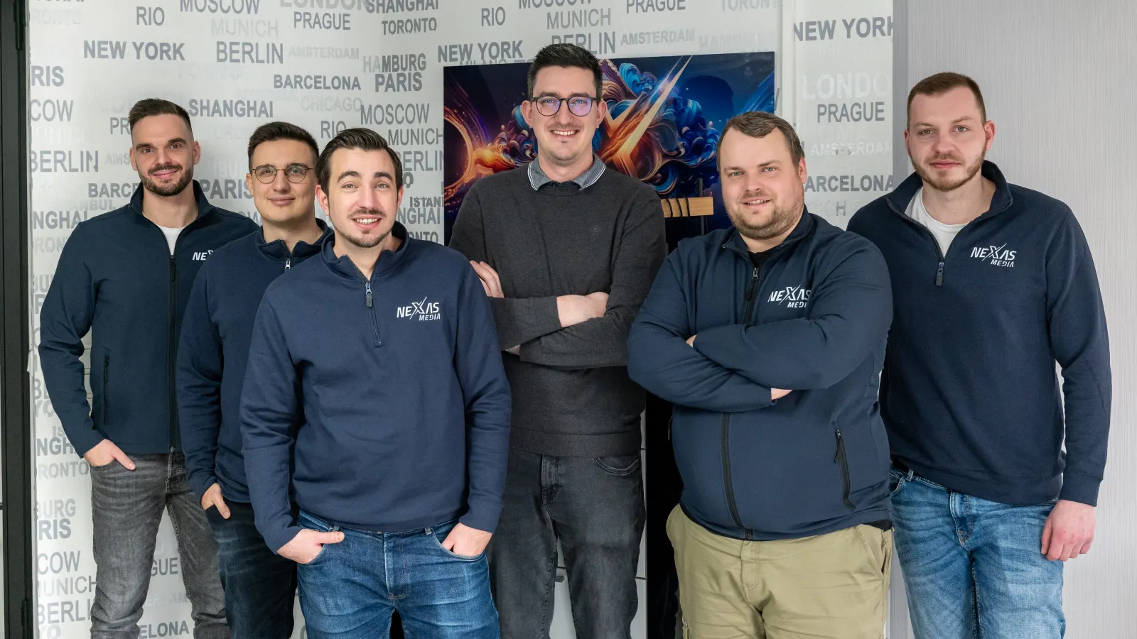 Das Team der Social-Media-Agentur NEXAS Media aus Idstein